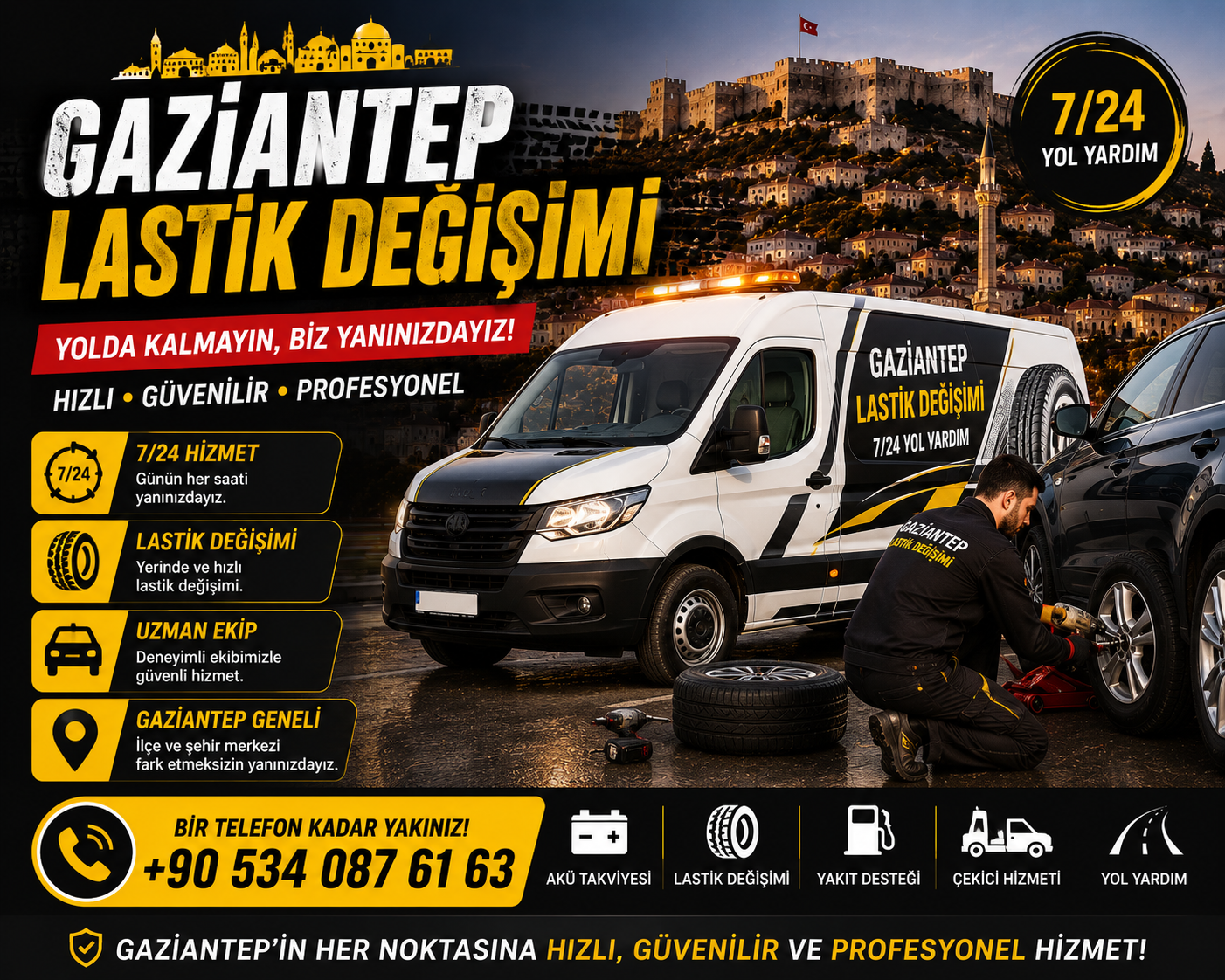 Gaziantep Lastik Değişimi