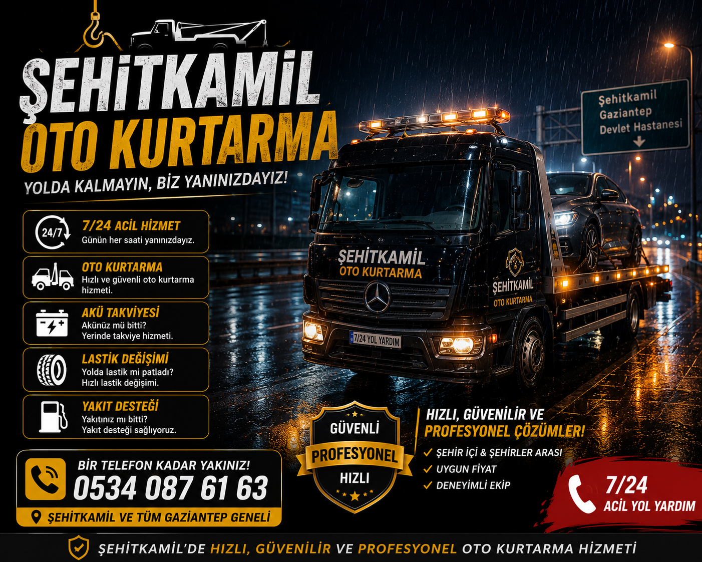 Şehitkamil Oto Kurtarma